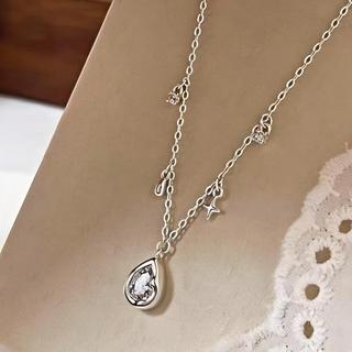 Vòng Cổ Giọt Nước Đính Đá Lấp Lánh - Phụ Kiện Đẳng Cấp, Quà Tặng Ý Nghĩa Cho Người Phụ Nữ Hiện Đại