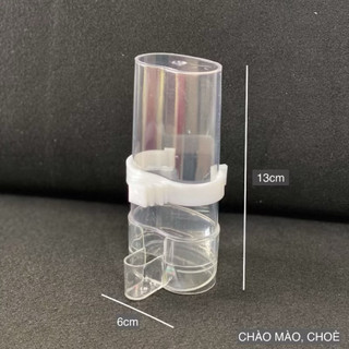 Cóng ăn uống tự động cho chim cóng đựng nước chim cóng mica 1 chiếc