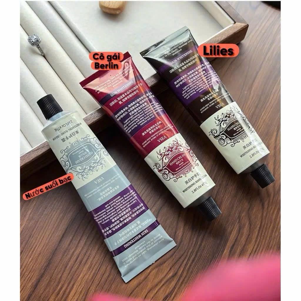 Set 3 Tuýp Kem Dưỡng Tay Cao Cấp – Dưỡng Ẩm, Làm Mềm Da Tay, Thơm Lâu Nhiều Mùi