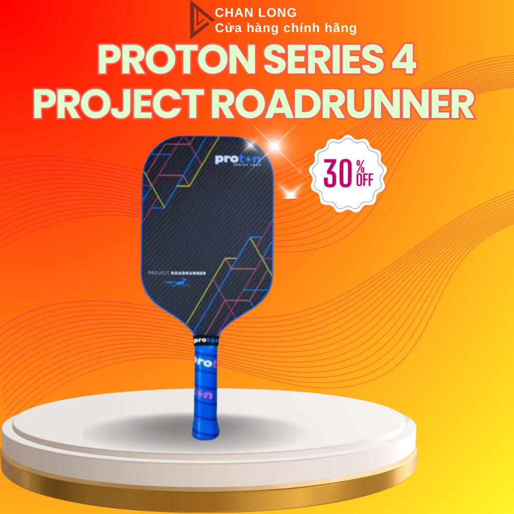Vợt Pickleball Proton Series Four- Project Roadrunner Full Carbon