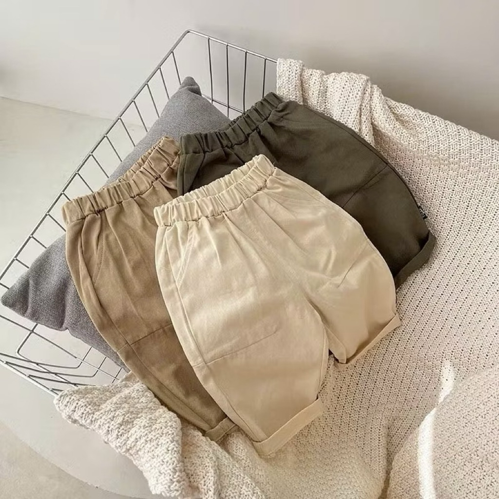 Sẵn Ship- Quần Kaki hàng cao cấp cho bé trai bé gái mix đồ chụp ảnh bé 7-17kg mặc xinh đi chơi, đi học