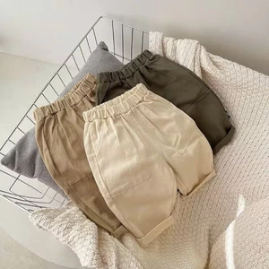 Sẵn Ship- Quần Kaki hàng cao cấp cho bé trai bé gái mix đồ chụp ảnh bé 7-17kg mặc xinh đi chơi, đi học