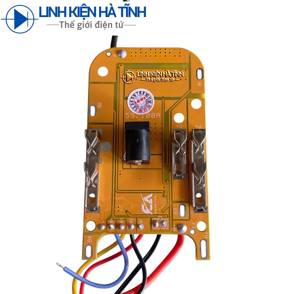 Mạch bảo vệ pin Makita 21V 100A 3 fet lớn mạch màu vàng phù hợp với nhiều loại dụng cụ điện như cờ lê điện và máy mài góc - TF4