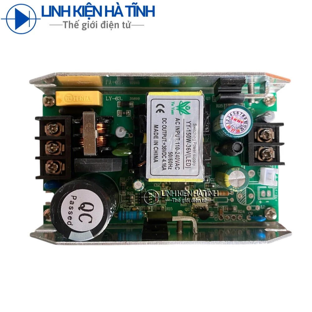 Nguồn đèn LED par nguồn đèn led sân khấu 36V 4.16A công suất 150W Mạch Nguồn 36V 4.16A nhôm mỏng -KO10
