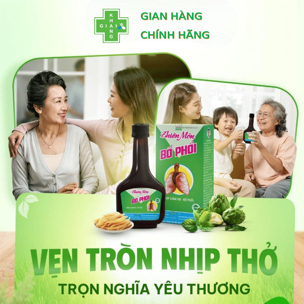 Thiên môn bổ phổi Bình Đông giải pháp an toàn cho người hay ho. Giúp ấm phổi, long đờm, giảm ho (Chai 280ml)