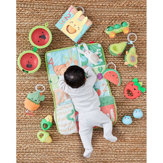 Thảm Nằm Sấp Cho Bé S.kip H.op Farmstand Tummy Time Playmat – Có Gối Đỡ, Đồ Chơi Treo, Cho Bé Sơ Sinh 0+