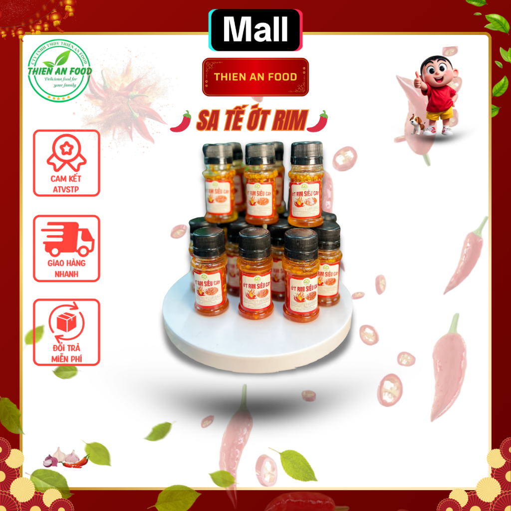 Tóp Mỡ Rim Mắm Tỏi Thiên An Food 500G (Bản Mới)  - Đồ Ăn Vặt Da Heo Siêu Giòn Rụm