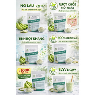 Tinh bột chuối tiêu xanh (sấy lạnh) được coi là một loại siêu thực phẩm dinh dưỡng, có thể thay thế bữa ăn phụ hàng ngày