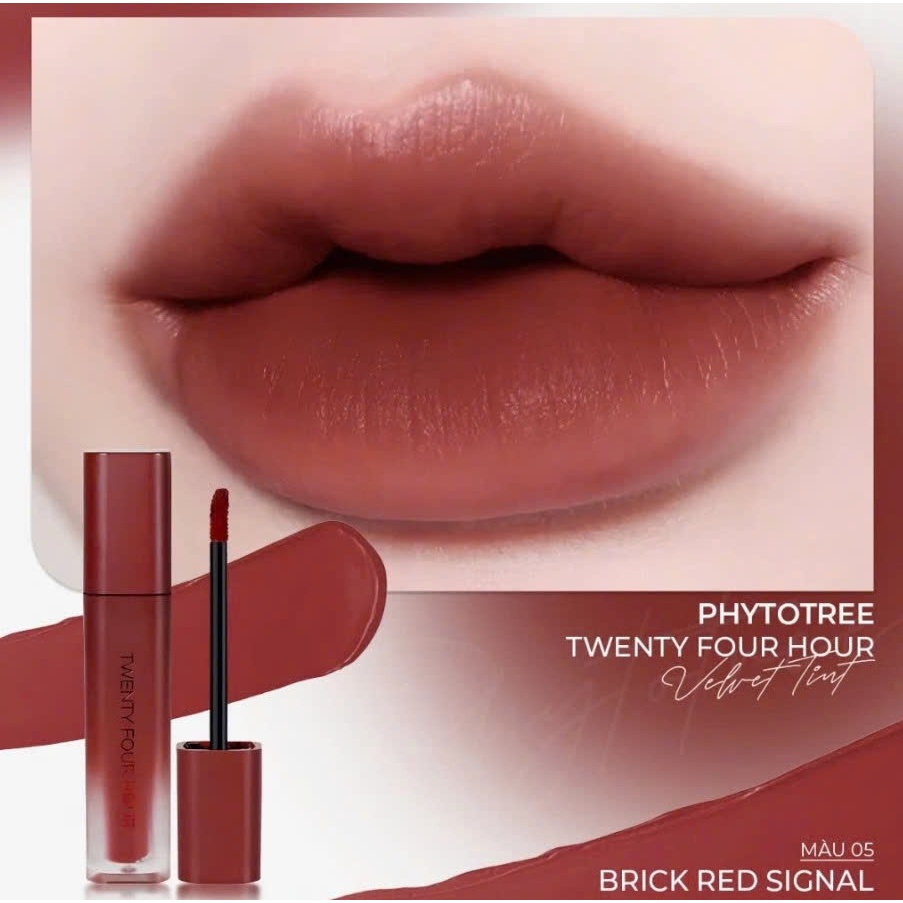 A04__ Son kem lì Phytotree Twenty Four Hour Velvet Tint (Có Nhiều Màu)
