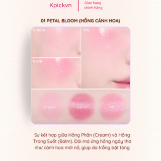 [Nội Địa Hàn] Má Hồng Kem Twinkle Pop (2 Ô Màu) - Căng Bóng, Tự Nhiên, Lâu Trôi