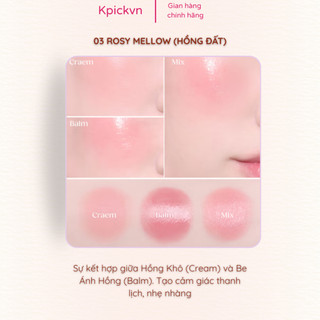 [Nội Địa Hàn] Má Hồng Kem Twinkle Pop (2 Ô Màu) - Căng Bóng, Tự Nhiên, Lâu Trôi