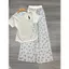 Sét Bộ Thời Trang Nữ Babytee Ngựa Mặc Đi Chơi Sang Chảnh Mix Quần Dài Cạp Trắng Hoạ tiết Kitty In Kín Siêu Cute