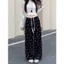 Sét Bộ Thời Trang Nữ Babytee Ngựa Mặc Đi Chơi Sang Chảnh Mix Quần Dài Cạp Trắng Hoạ tiết Kitty In Kín Siêu Cute