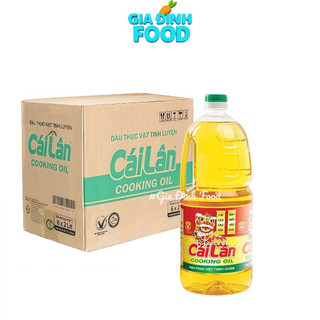 [THÙNG x6 Chai] Dầu ăn Thực Vật Cái Lân 2Lít