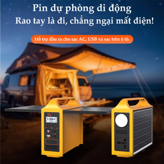 Trạm sạc năng lượng mặt trời cầm tay Áp dụng trong nhiều tình huống Nguồn điện dự phòng cầm tay cho cắm trại