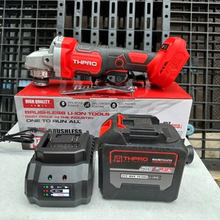 Máy Mài Pin THPRO bản nâng cấp chống vỡ đá, chống khởi động lại Không Chổi Than Dùng Chân m21, có 3 cấp chỉnh tốc