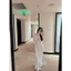 Váy đầm lụa dáng dài cổ V tay dơi hở lưng cao cấp LOKOSA Váy đầm lụa hở lưng lụa dáng dài cổ V tay dơi Sang Chảnh VD005