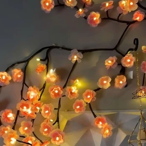 Led Hoa Đào 72 Led 8 Chế Độ Nháy có điều khiển (Tặng kèm sạc)