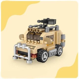 Bộ đồ chơi lắp ráp mini các loại xe oto HT Toys