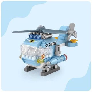 Bộ đồ chơi lắp ráp mini các loại xe oto HT Toys