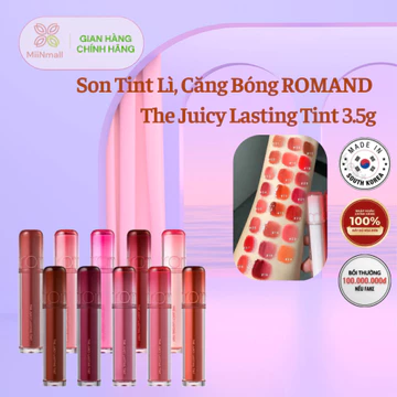 Son Tint Lì, Căng Bóng ROMAND The Juicy Lasting Tint 3.5g