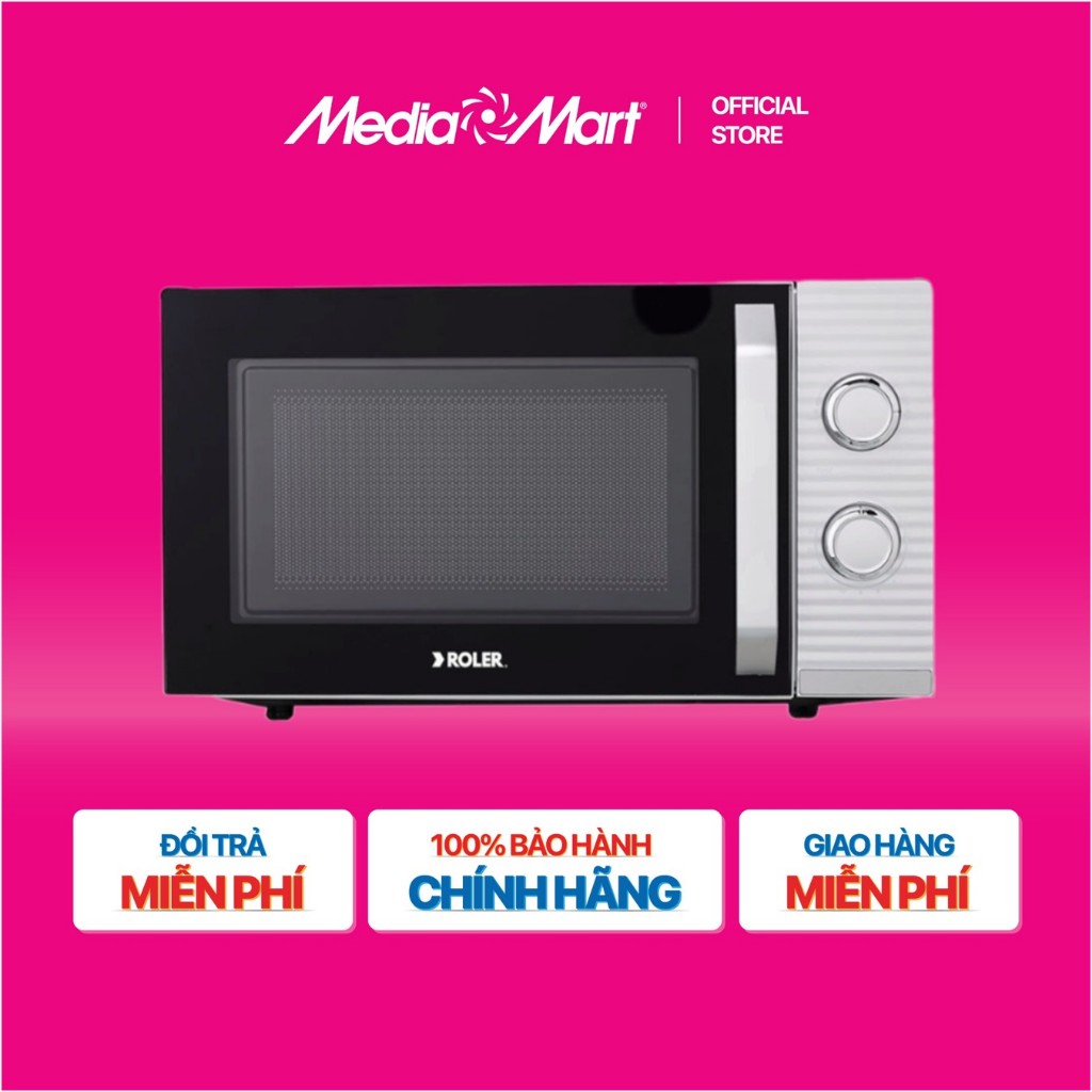 Miễn phí Ship - Lò vi sóng Roler RM-3131 (20L, 700W) - Bảo hành chính hãng