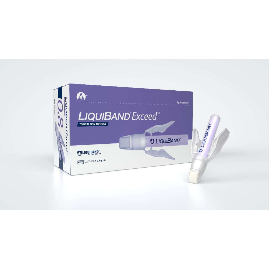 Keo dán da trong suốt thẩm mỹ, nhanh lành, an toàn, kháng khuẩn, 0.8g - LiquiBand® Exceed™