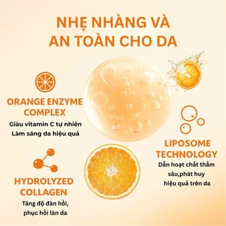 Set 4 Gel Tẩy Tế Bào Chết AWSOOYOR 50g Cho Mặt và Cơ Thể, Gel Tẩy TBC Enzyme Cam Sạch Sâu, Kiểm soát dầu, Dưỡng Ẩm Nhẹ