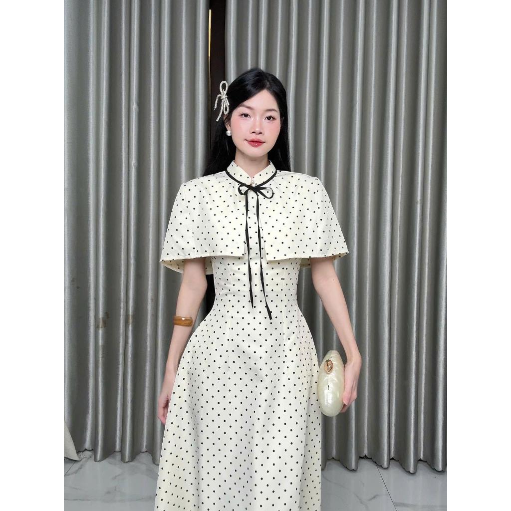 [C.01] (CHOÀNG LẺ) Áo Choàng Thiết Kế Cổ Trụ Cài Nút Ngọc Che Khuyết Điểm Tay | Tũm Clothing | BigBuy360 - bigbuy360.vn