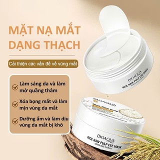 Mặt Nạ Mắt Collagen BIOAQUA 60 Miếng Chống Oxy Hóa Làm Sáng Vòng Tròn Tối, Mặt Nạ Mắt Chống Lão Hóa 30 Cặp, Vân Thỏ
