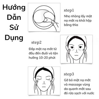 Mặt Nạ Mắt Collagen BIOAQUA 60 Miếng Chống Oxy Hóa Làm Sáng Vòng Tròn Tối, Mặt Nạ Mắt Chống Lão Hóa 30 Cặp, Vân Thỏ