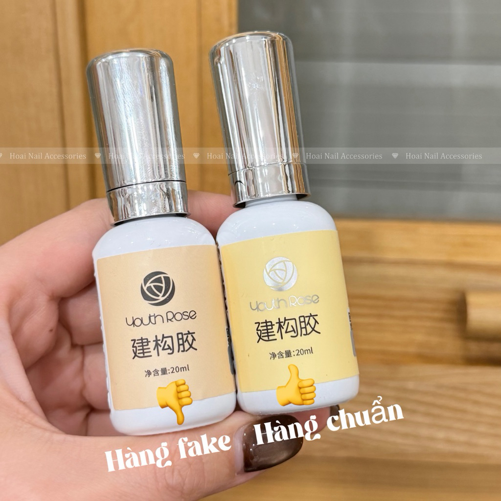 Cứng móng hoa hồng vàng loại mới 20ml