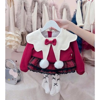 Quần áo trẻ em, Áo nỉ hoodie hoạt hình đỏ/bé gái đỏ/xanh cổ kem 9-26kg A565/A564/A563/A562/A565/A566 Tiểu Yến KID