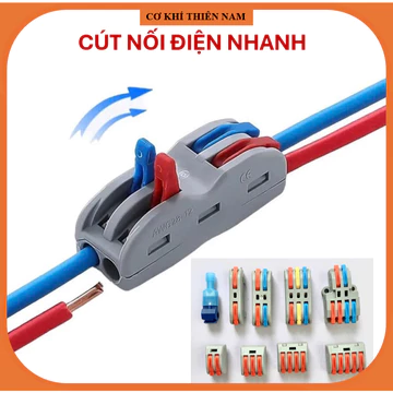 (Bịch 5-20 cái) - Cút Nối Dây Điện Nhanh, Cút Nối Dây Điện Đơn - Đôi - Ba, Cos Nối Dây Điện