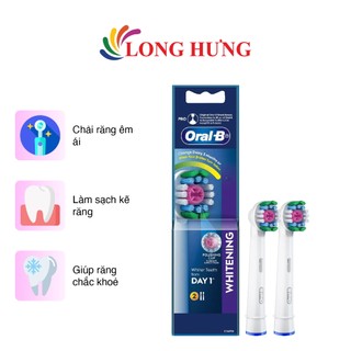 Đầu bàn chải điện Oral-B Whitening EB18p - Hàng chính hãng