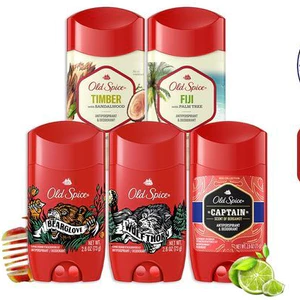 Sáp khử mùi Old Spice Pure Sport Original Fresh Timber Fiji Bearglove Wolfthorn cho Nam giới