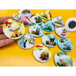 Sỉ 50 Hít nón / móc khóa nón lá cảnh Việt Nam- Magnet/keychan