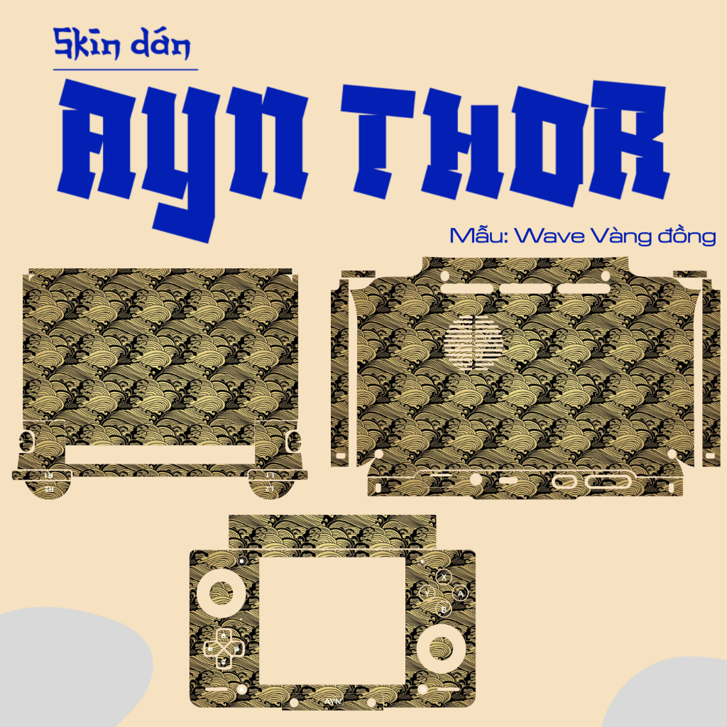 Skin dán AYN Thor | Miếng dán Film 3M có custom theo yêu cầu