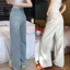 QUẦN JEANS NỮ ỐNG RỘNG THÊU NƠ HỒNG CẠP CAO HÁCH DÁNG HOTTREND 2026