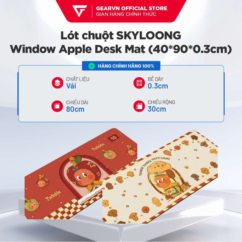 Lót chuột SKYLOONG Window Apple Puppy Star
