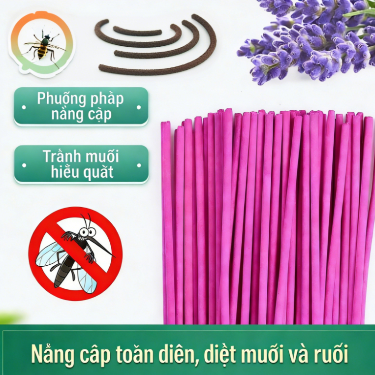 💥【DIỆT MUỖI & RUỒI 100%】NHANG DIỆT MUỖI RUỒI CAO CẤP ✅ Công thức mạnh, hiệu quả tức thì | Dùng cho nhà vệ sinh, nhà hàng
