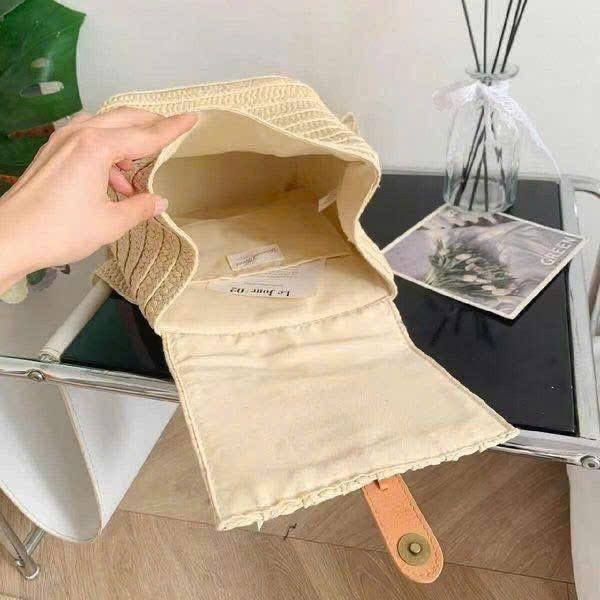 Balo Cói Thủ Công Phong Cách Vintage Thanh Lịch Cho Nữ