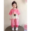 BỘ QUẦN ÁO BÉ GÁI MẪU THỎ GOOD CÓ TÚI BO GẤU QUẦN SZ 10 - 37 KG