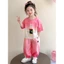 BỘ QUẦN ÁO BÉ GÁI MẪU THỎ GOOD CÓ TÚI BO GẤU QUẦN SZ 10 - 37 KG