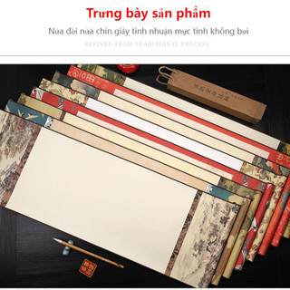 Biểu liễn Thư Pháp Giấy Xuyến Chỉ Nhuộm Sáp 32x95cm – Dụng Cụ Văn Nghệ Dụng Phẩm Thư Pháp Vẽ Tranh