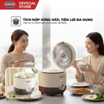 Nồi cơm điện 1.8L Sunhouse Mama SHD8667 - Dung tích 1.8L phù hợp 4-6 người - Chống dính Ceramic - Đa chức năng — ảnh 5