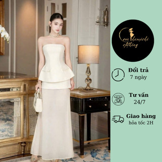 Set vest quây thiết kế cup ngực tôn dáng Eva hamichi