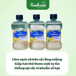 Dầu Dừa Súc Miệng Hương Bạc Hà Vietcoco 225ml - Xanhsam Natural & Organic
