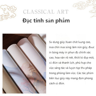 Giấy Thư Pháp Vẽ Tranh Batik – Cuộn Dài 10 mét Micro-Sprayed Lưới Vuông 2CM