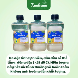 Dầu Dừa Súc Miệng Hương Bạc Hà Vietcoco 225ml - Xanhsam Natural & Organic